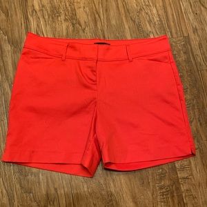 NEW The Limited red/orange shorts